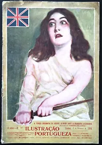 Ilustração Portugueza 1916 World War 1 England George V Ads - Imagen 1 de 15