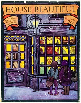 HOUSE BEAUTIFUL COMPLETE MAGAZINE DECEMBER 1927 35LgAds NEAR MINT M286 - Image 1 of 4