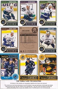2014-15 OPC O-Pee-Chee Vancouver Canucks Complete Team Set w/ Stickers (21) - Picture 1 of 1