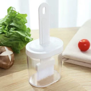 Baking Brush Heat Resistant Basting Tool Oil Bottle Kitchen Barbecue White New - Picture 1 of 3