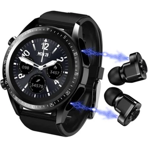 Smart Watch Men Women Smartwatch with Wireless Earbuds Mini Stereo Earphones - Picture 1 of 10