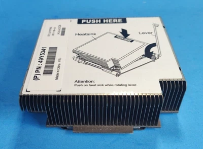 Conjunto de disipador térmico de refrigeración procesador CPU servidor IBM X3550 M2 X3650 M3 49Y5341 Foto 1 de 2