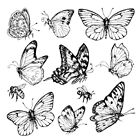 For Butterfly Stamp Cartoon Flying Seal Handmade Crafts For Card Making