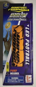  LED Light-Up Football - Glow in The Dark Football Games- Size Orange W/ Cracks - Picture 1 of 14