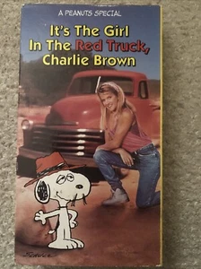 *SEE DESC* It's The Girl In The Red Truck Charlie Brown / Peanuts Special VHS - Picture 1 of 14