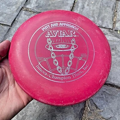 N Rare Vintage Innova 2 V Chains Circle Stamp Aviar Disc Golf Putter 1991 178g - Image 1 of 2