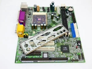 MSI MS-6378 VER:1 Sockel 462 Mainboard mit AMD Duron 900+IO Shield (ISA-Slot) - Bild 1 von 4