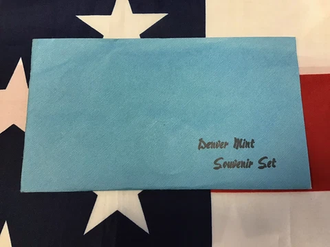 1984-D Official US Mint Souvenir Set with Envelope Cover