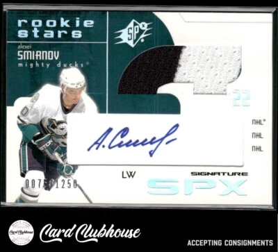 2002-03 SPx #146 Alexei Smirnov Auto /1250 - Image 1 of 2