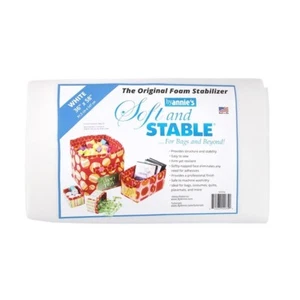 SOFT and STABLE Foam Stabilizer byannie.com 36" x 58" White Packaged - Picture 1 of 1