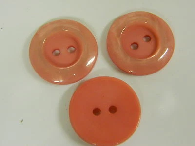 NEW 25 3/4 INCH COUNTRY PINK PEARL MIKE FINISH BUTTONS - Image 1 of 2