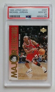 HOF Michael Jordan 1995 Upper Deck #337 PSA 10 GEM MINT Chicago Bulls - Picture 1 of 2