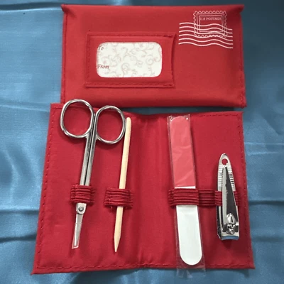 Avon Red Envelope Manicure Nail Kit   Brand New 2008 NOS - Image 1 of 4