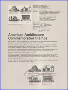 USA7 #1928-31 U/A SOUVENIR PAGE FDC BL4 America Architecture - Picture 1 of 1