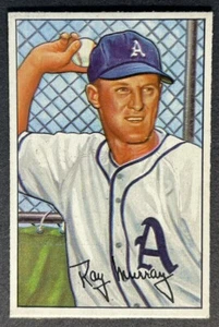 1952 Bowman Ray Murray #118 VG-VGEX Philadelphia A's - Foto 1 di 2