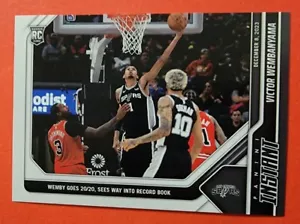 TARJETA DE NOVATO PANINI INSTANTÁNEA WEMBY VA 20/20 REGISTRO NO EN PAQUETE - Imagen 1 de 2