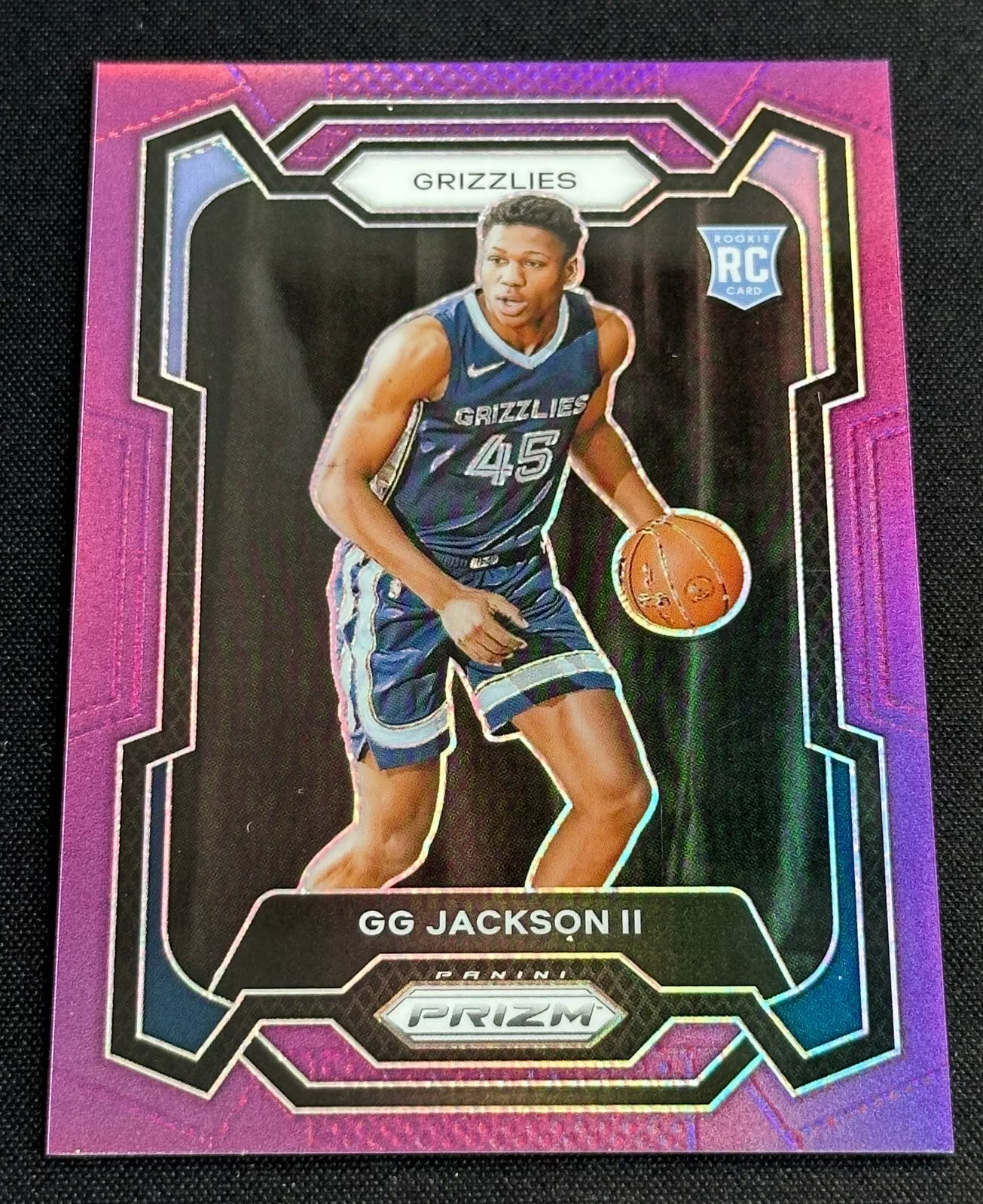 2023-24 Panini Prizm GG Jackson II #179 Purple Prizm Rookie RC 77/99 AHH