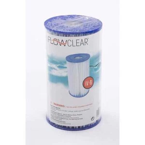 Flowclear Type B/IV Pool Filter Cartridge 58095E Fit Bestway Intex Summer Waves - Picture 1 of 11
