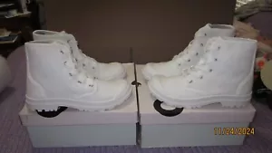 NIB SO Goods For Life Dragonfruit White Canvas High Top Sneaker Shoes Womens 10M - Picture 1 of 6