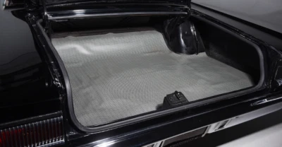 PLYMOUTH GTX 1966-67 satélite convertible vinilo maletero alfombrilla gris espiga Foto 1 de 3