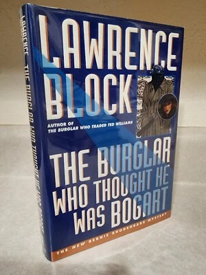BURGLAR WHO THOUGHT HE WAS BOGART Lawrence Block SIGNED 1st Edition MYSTERY - Image 1 of 4