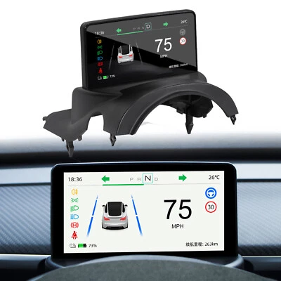 Upgrade HUD Car Dashboard LCD Screen Head Up 5.16in Display for Tesla Model 3/Y - Image 1 of 4