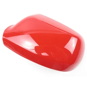1X For Mazda 3 2006-2009 Car Front Left LH Side Rearview Mirror Red Cover Frame - Picture 1 of 2
