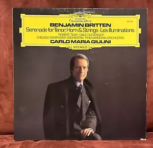Britten - Serenade For Tenor Horn & Strings / Carlo Maria Giulini DGG Stereo Ex - Picture 1 of 3