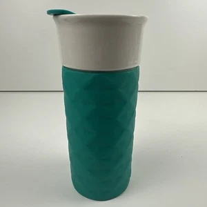 Ello Ogden Ceramic Travel Tumbler Splash-Resistant Slider Lid Rubber Sleeve New - Picture 1 of 19