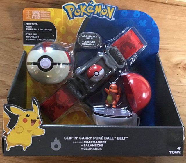 Pokemon Clip n Carry Pokeball Shaymin Figure Set 20th Anniversary 