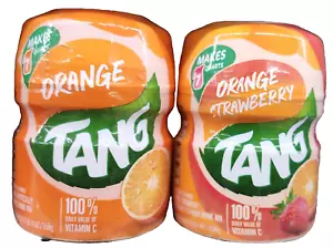 Tang 2 Orange Srawberry Fresa Breakfast Powder Drink Mix Juice Vt C Snack Summer - Picture 1 of 1