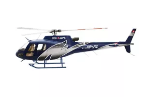 Helicóptero de radiocontrol talla 700 AS-350 Heli Alps fuselaje azul versión V2 con mecánica - Imagen 1 de 5