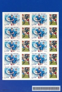 Timbre France Personnalisé F4032B** Allez les Bleus Logo RUGBY ref FJK 257 - Foto 1 di 1