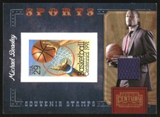 2010 Panini Century Sports Stamp Materials #4A Michael Beasley 4c /250