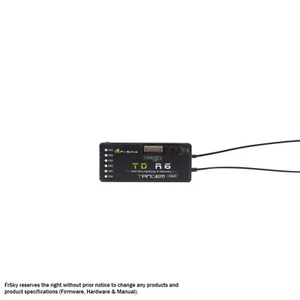FrSky TD R6 2.4Ghz 900Mhz Tandem dual-band Receivers 6CH PWM Telemetry - Picture 1 of 3