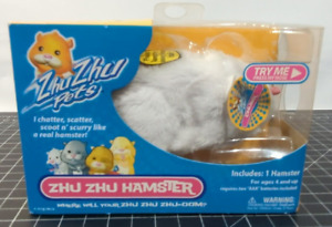 New Zhu Zhu Pets Hamster Chunk White in Original Package 2008 NIB Sealed 86651
