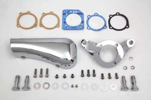 Chrome Wyatt Gatling Breather Snoot Assembly fits Harley-Davidson 34-1619 - Imagen 1 de 2