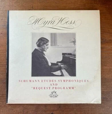 Myra Hess Schumann Etudes Symphoniques and "Request Program" Angel 35591 VG - Image 1 of 3