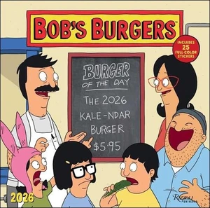 Bob's Burgers 2026 Wall Calendar (Includes Stickers) by Twentieth Century Studio - Bild 1 von 1