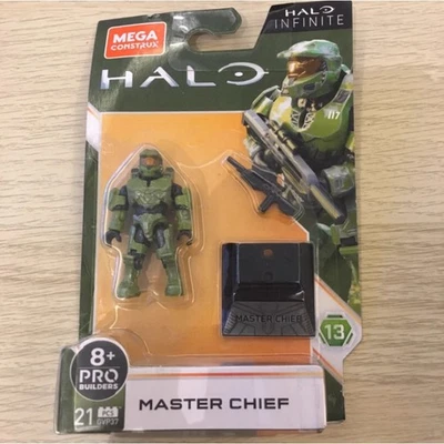 Mega Construx Bloks Halo Season 13 GVP37 Master Chief Building Block Toy Set - Image 1 of 3