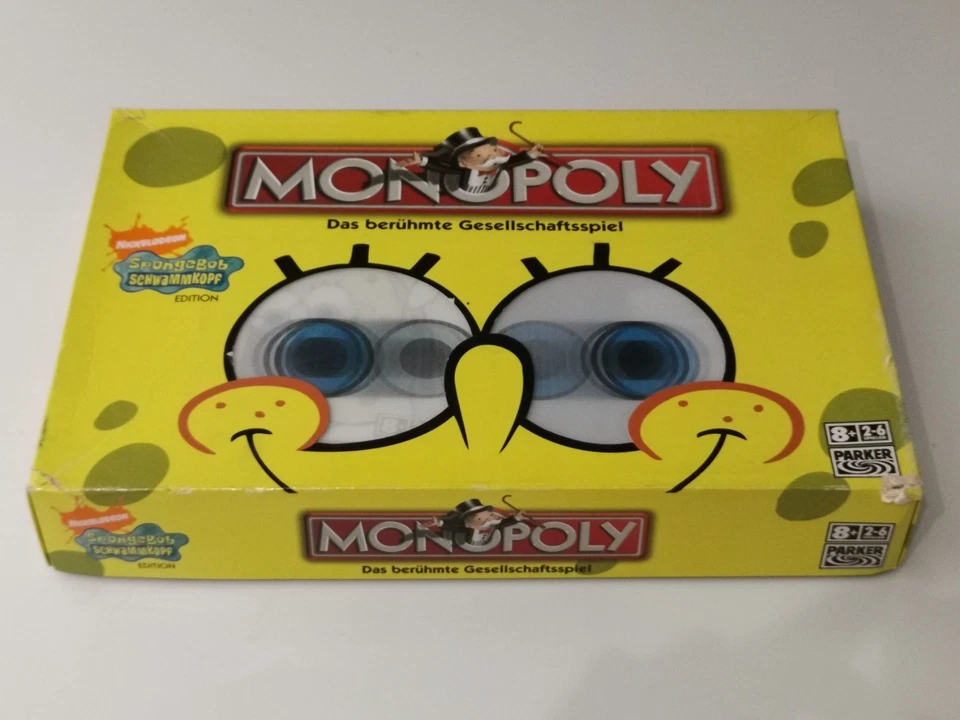 Monopoly Spongebob Parker Brettspiel 2006 Gesellschaftsspiel Familienspiel - Bild 1 von 1