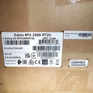 Eaton 9PX UPS 240V 2U 2200VA/2200W Uninterruptible Power Supply 9PX2200IRT2U - Picture 1 of 2