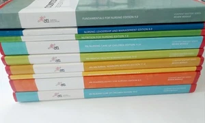 ATI Content Mastery Series Review Modules SET 9 Books Study Test RN Nursing - Picture 1 of 20