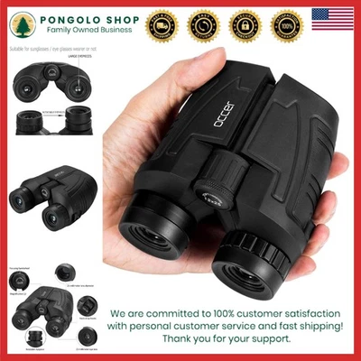 12x25 Waterproof Compact Binoculars for Adults & Kids - Ideal for Bird Watching - Image 1 of 4