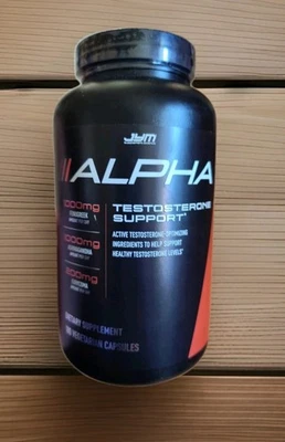 Suplemento Jym Science Alpha Jym 180 Cápsulas Fenogreco Ashwagandha Eurycoma 2/2027 Foto 1 de 4