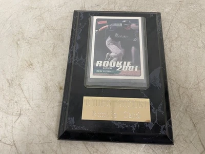 Ichiro Suzuki 2001 Rookie Card Plaque Display – Victory Mariners RC Collectible - Image 1 of 4