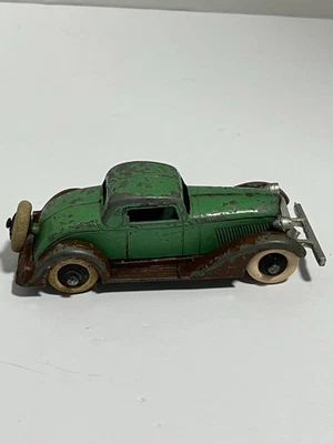 Tootsie Toy Graham cupé verde y marrón pintura original rejilla reemplazada Foto 1 de 4