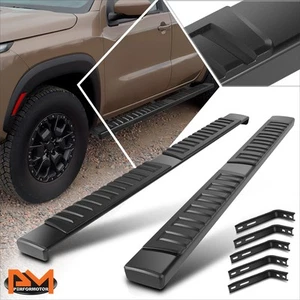 For 05-24 Nissan Frontier Crew Cab 6" Aluminum Side Step Nerf Bar Running Boards - Picture 1 of 9
