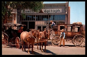 Postal Lápida Epitafio Periódico Oficina, Lápida, AZ - Imagen 1 de 2
