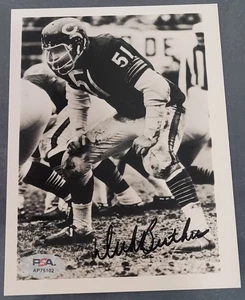Bears Legend Dick Butkus Autographed Black and White 5x7-PSA/DNA Authenticated! - Picture 1 of 3